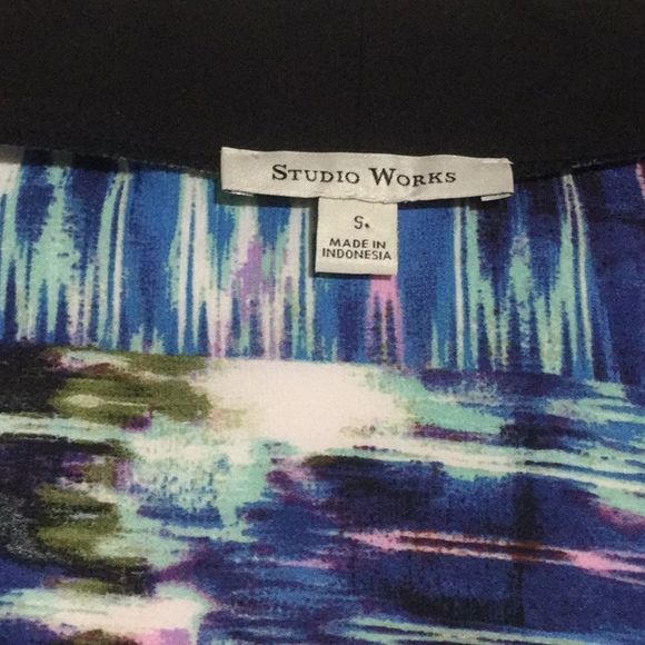 Studio Works Blue Deceiving Open Cardigan - Picture 5 of 7